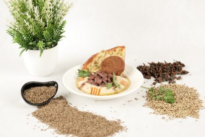 Hummus with Meat