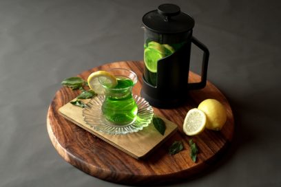Teapot of Lemon Mint Tea