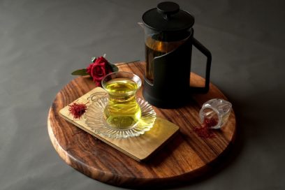 Teapot of Saffron Tea